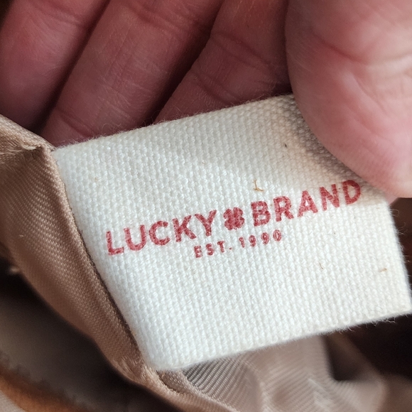 Lucky Brand Tan Suede Crossbody Bag - Picture 5 of 5